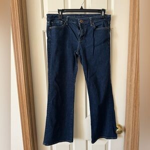 Banana republic dark blue boot cut Jean